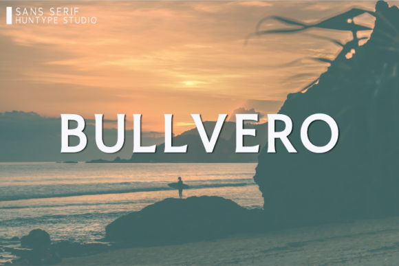 Bullvero: A Minimal Sans Serif Font for Modern Editorial Design