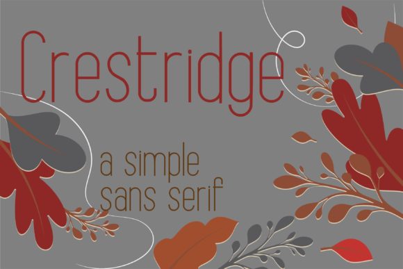 Crestridge Font Review for Makers