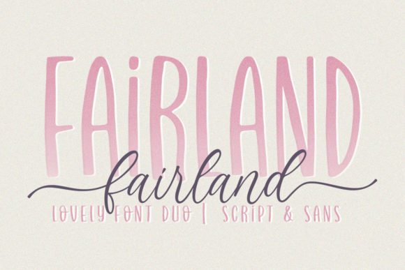 Fairland Duo Typeface for Editorial Design