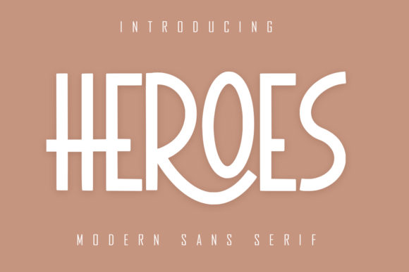 Heroes Font: A Modern Typeface for Bold Campaigns