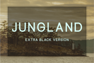 Jungland Extra Black for Bold Web Typography