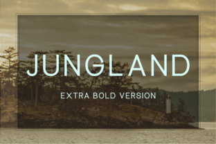 Jungland Extra Bold Typeface for Branding