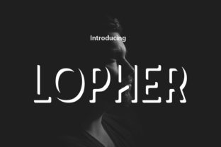 Lopher: A Retro Typeface for Modern Branding