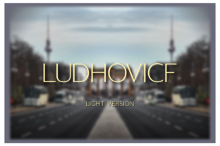 Ludhovicf Light Typeface for Modern Crafters