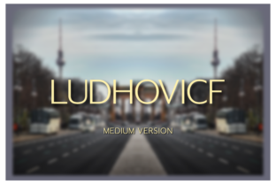 Ludhovicf Medium: A Modern Sans Serif Typeface