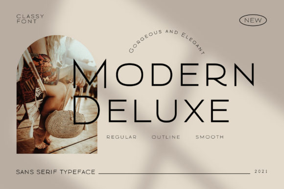 Modern Deluxe Font for Editorial Design
