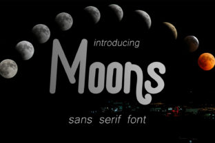 Moons: A Modern Sans Serif Font for Editorial Design