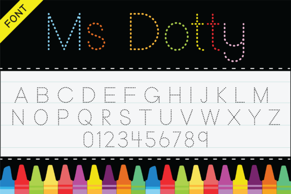 Ms Dotty: A Playful Sans Serif Font for Makers