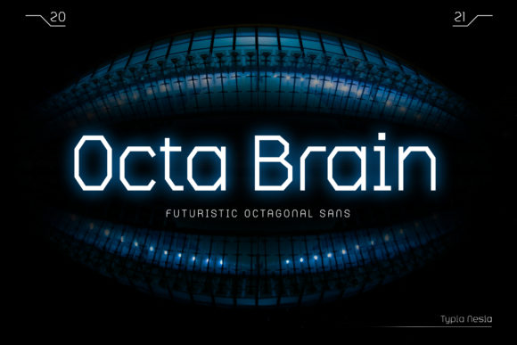 Octa Brain: A Sci-Fi Sans Serif Font for Bold Campaigns