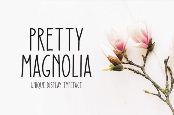 Pretty Magnolia Font for Modern Maker Brands