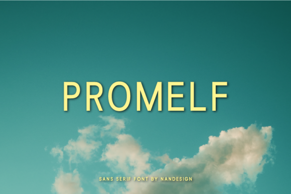 Promelf: A Clean Sans Serif Typeface for Modern Brands