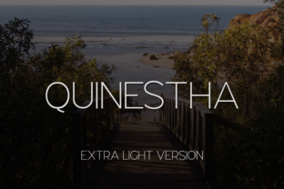 Quinestha Extra Light Typeface for Modern Web Design