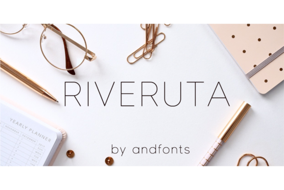 Riveruta: The Thin Sans Serif Font for Modern Campaigns