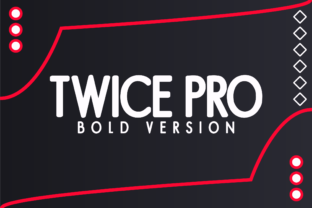 Twice Pro Bold: A Modern Typeface for Branding