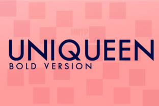 Uniqueen Bold Font for Modern Craft Branding