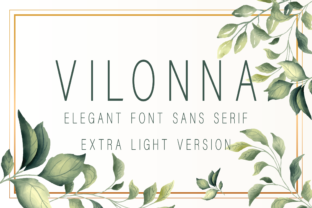 Vilonna Extra Light Typeface for Modern Web Design