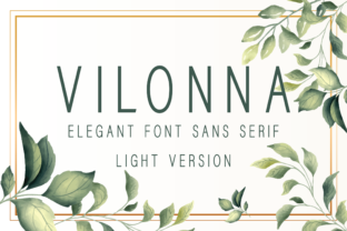 Vilonna Light: A Modern Typeface for Branding